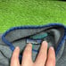 vintage patagonia grey and navy synchilla fleece jacket size medium MENS