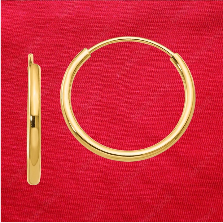 14k Madi K Endless Hoop Earrings