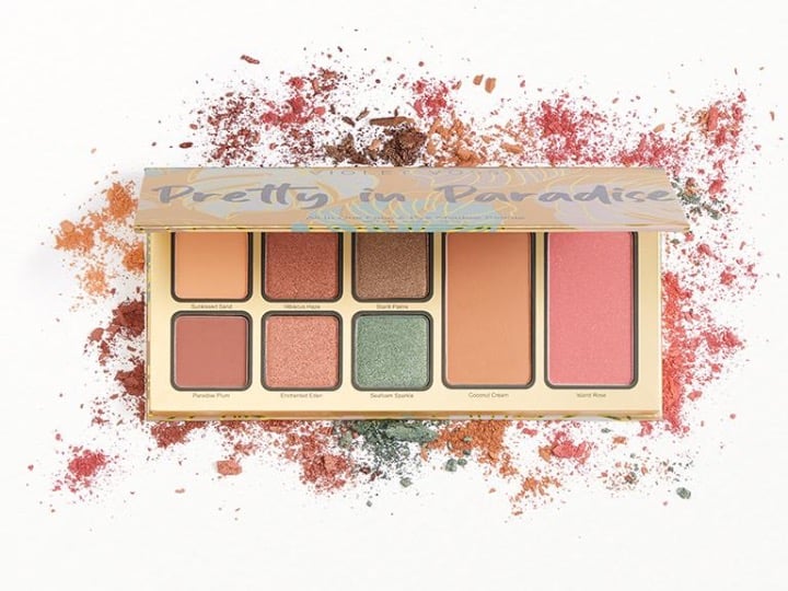 violet voss pretty in paradise new in box palette face eyeshadow makeup NIB