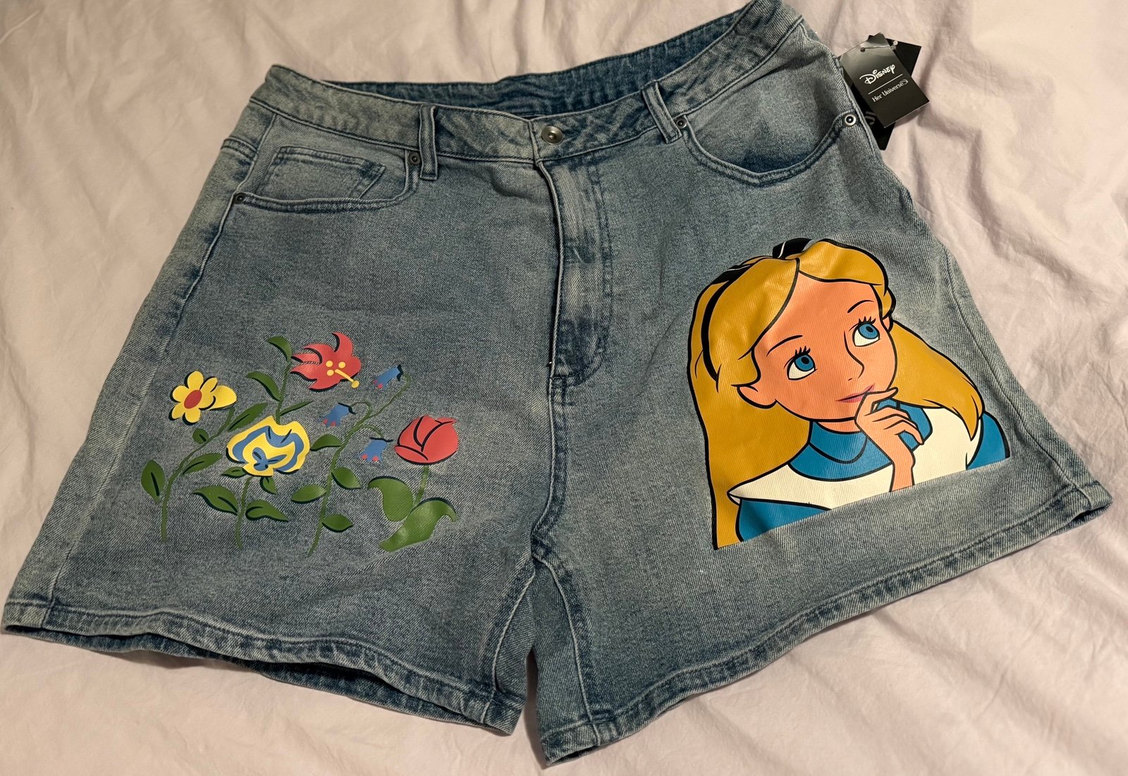 Alice in Wonderland plus size shorts