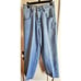 Vtg KIKAI MACHINE 100% cotton jeans men baggy wide leg blue jeans Sz 30x32
