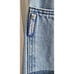 Vtg KIKAI MACHINE 100% cotton jeans men baggy wide leg blue jeans Sz 30x32