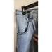 Vtg KIKAI MACHINE 100% cotton jeans men baggy wide leg blue jeans Sz 30x32
