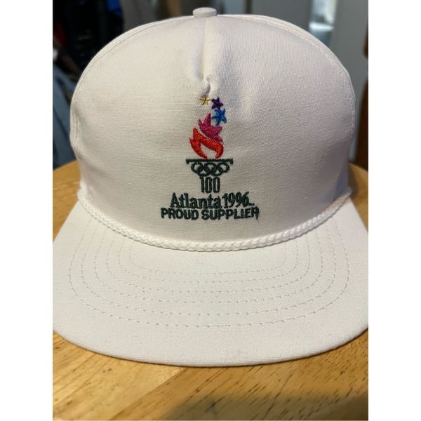 Vintage 1996 Atlanta Olympics Rope Hat