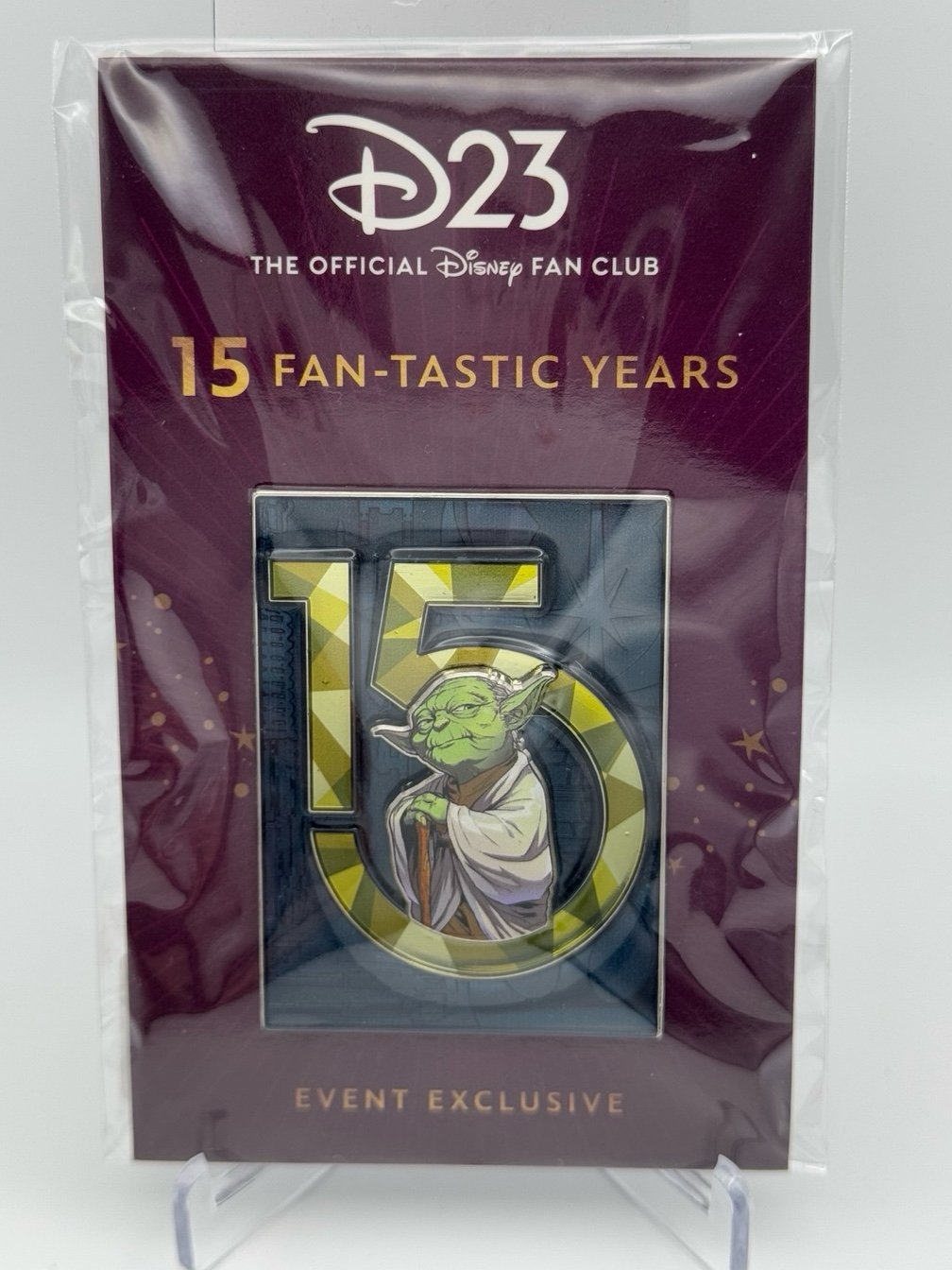 D23 15 Fan-tastic Years - 15th Celebration Portraits Collection - Yoda- Disney