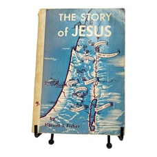 The Story of Jesus by Harriet I. Fisher 1949 Paperback Moody Press USA RARE Vtg