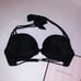 Victoria Secret Swim Bikini Top Bombshell Push Up 34C Solid Black Adds 2 Cup Siz