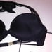 Victoria Secret Swim Bikini Top Bombshell Push Up 34C Solid Black Adds 2 Cup Siz