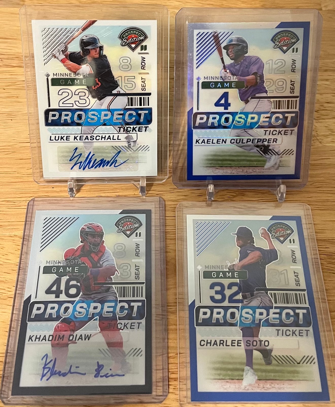 2024 Panini Prospect Edition - Luke Keaschall #197 Holo Signatures (AU, RC)