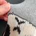 Sweater Leg Warmers Gray Panda Knit Knee Socks Black Covers Animal Print Gothic