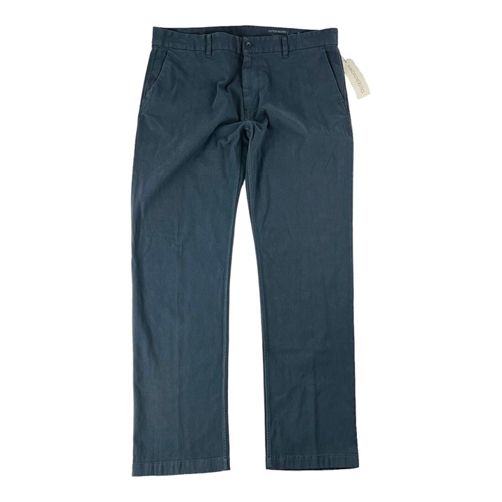 NWT Outerknown Stone Blue S.E.A. Legs Cotton Spandex Chino Pants Men Size 38X32
