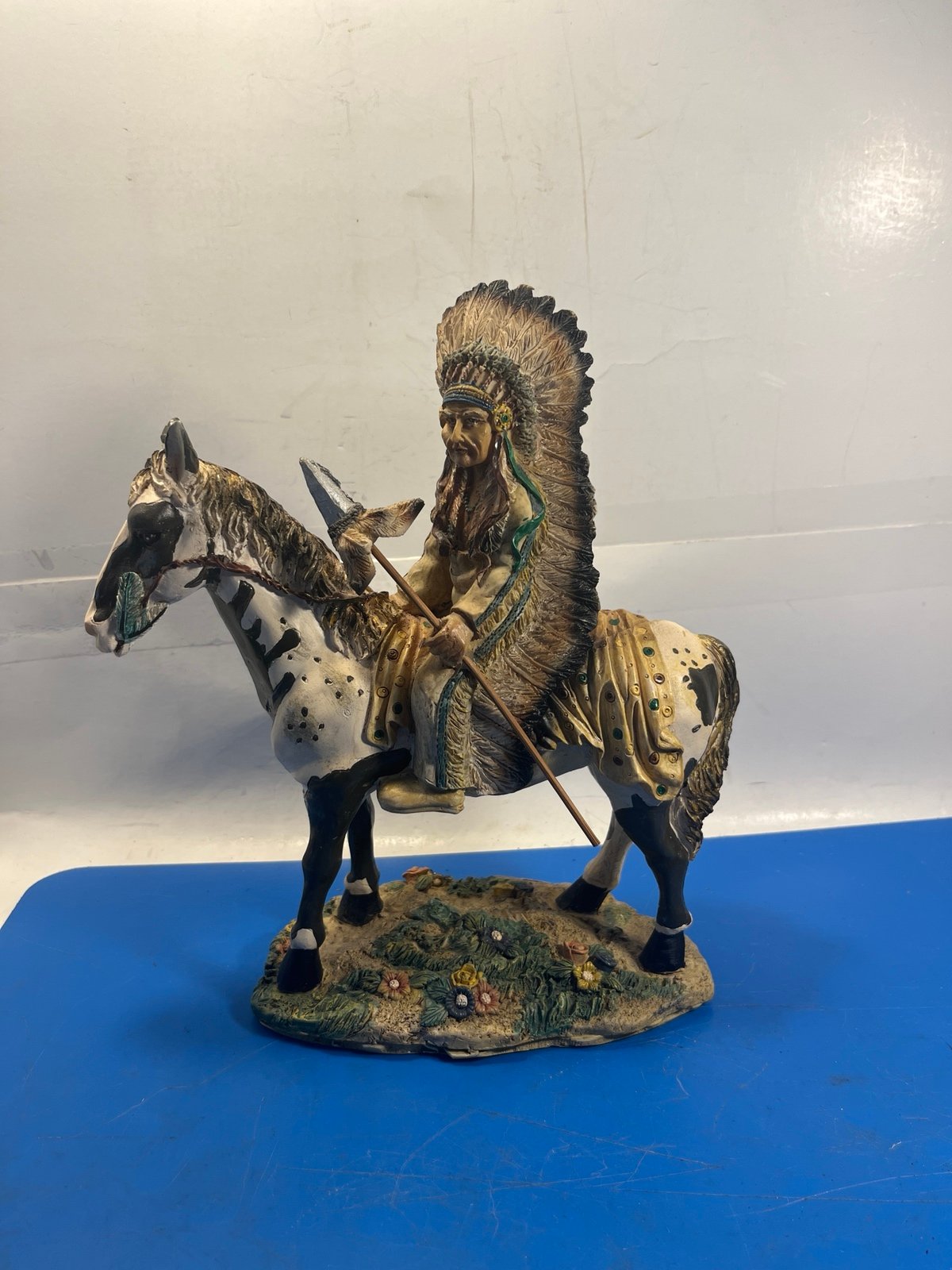 Native American Chief on Horse - 6292