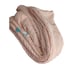 PILLOWFORT! SWEET PEACH RUCHED TEXTURE DOWN ALTERNATIVE COMFORTER! SZ FL/QN