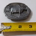 1986 C+J Inc Cow Farm Steer Farmer Barn Rare Vintage Belt Buckle Made In USA