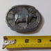 1986 C+J Inc Cow Farm Steer Farmer Barn Rare Vintage Belt Buckle Made In USA