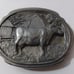 1986 C+J Inc Cow Farm Steer Farmer Barn Rare Vintage Belt Buckle Made In USA
