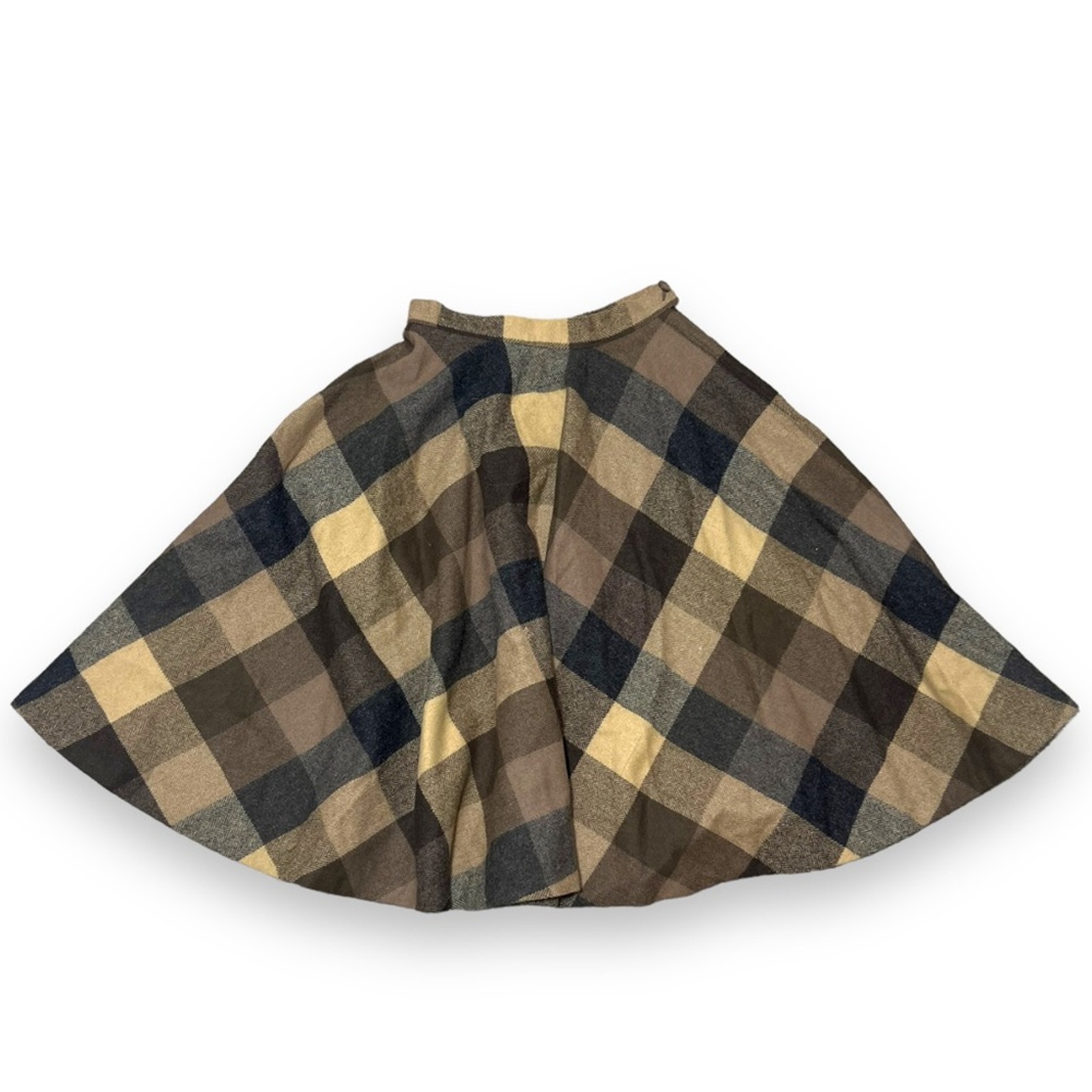 Pendleton Vintage 50’s Wool Plaid Turnabout Skirt
