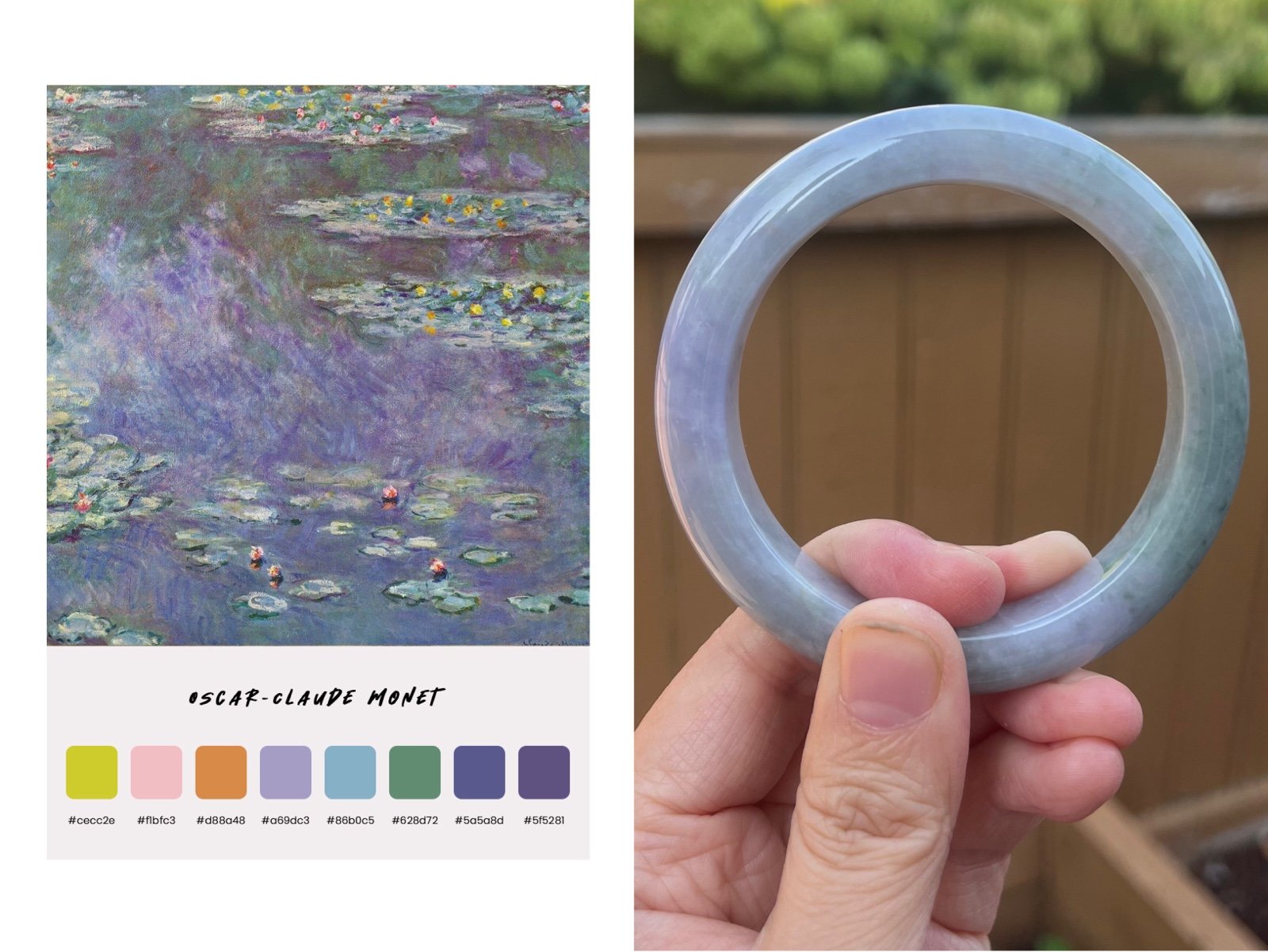 JCH148-L 56mm Certified Untreated Grade A Burmese Jadeite Bangle Jade Bracelet