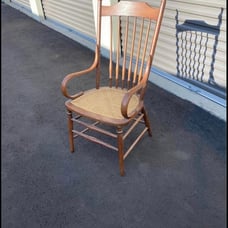 Antique Rattan wooden living Room/Patio/porch Chair
