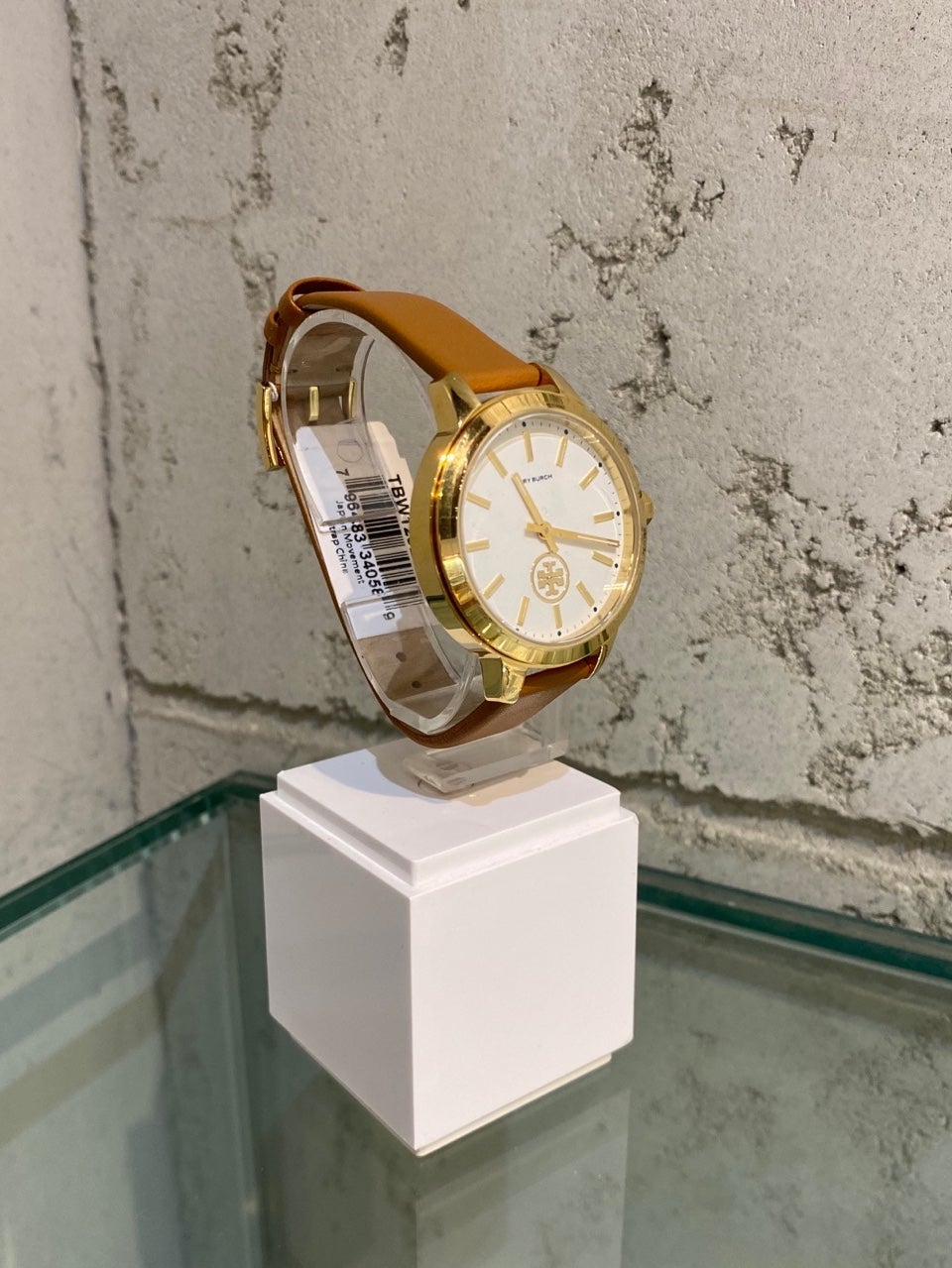 Tory Burch Brown Leather Collins Watch