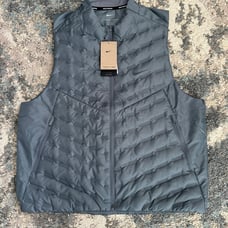 Nike Therma-FIT ADV AeroLoft Men's XL Repel Down Gray Running Vest FB7542-084