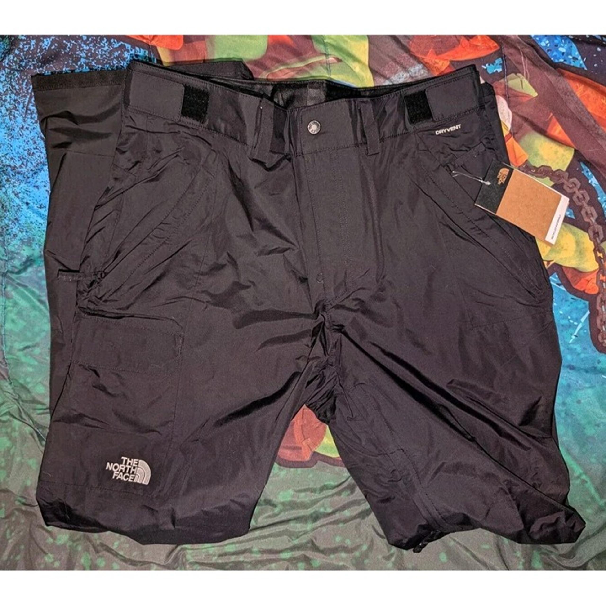 The North Face Freedom Snow Pants Mens Sz XL Regular Black Ski Snowboard $200
