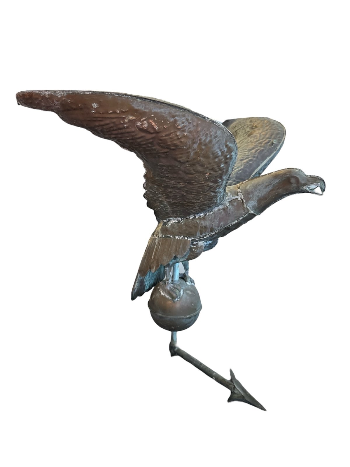 Antique American Eagle Copper Weathervane