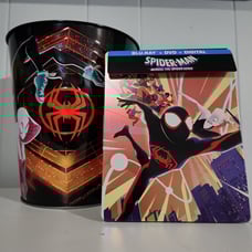 Spider-Man Across The Universe Steelbook | Miles Morales & Spider Gwen Popcorn