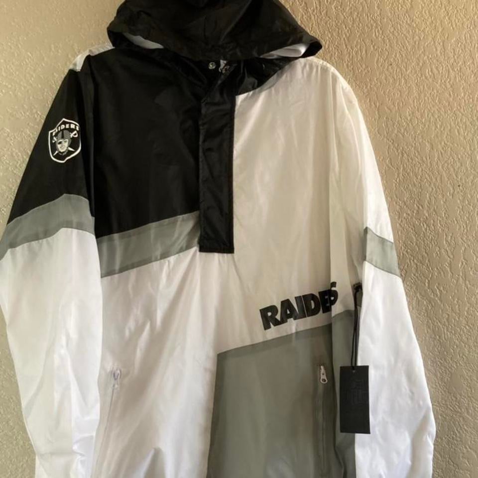 NFL Team Apparel 3rd Collection Las Vegas Raiders Windbreaker / Rain Jacket