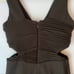 LIL Black DRESS Ribbed Cutout Bodycon