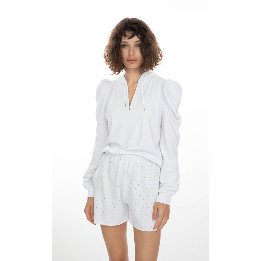 Generation Love Primrose Hoodie in White Size Small