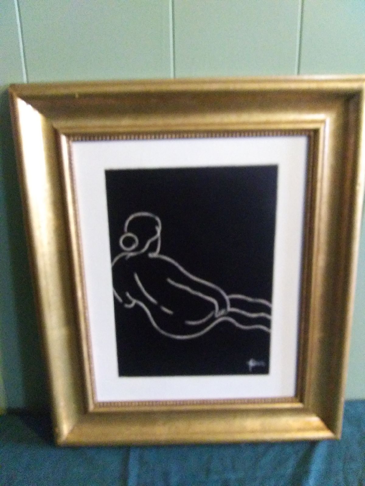 Signed Hand Carved Wood Picture