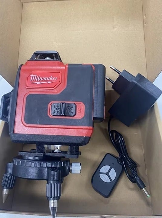 Milwaukee 4D 16 Lines Green Beam 360° Self-leveling Laser Levels Horizontal Tall
