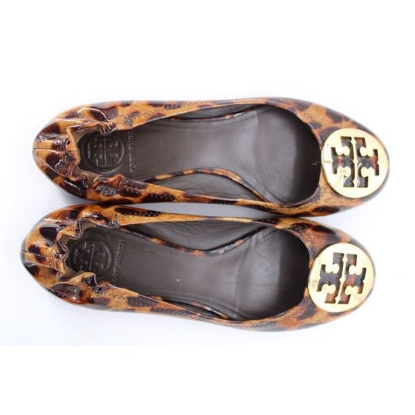 Tory Burch Leopard Flats | Mercari