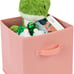 Fabric Storage Bins 6 Pack 11 inch Foldable Storage Cubes with Reinforced Handle