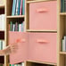 Fabric Storage Bins 6 Pack 11 inch Foldable Storage Cubes with Reinforced Handle