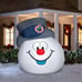 8.5 Ft GIANT FROSTY THE SNOWMAN HEAD Airblown Lighted Yard Inflatable Christmas