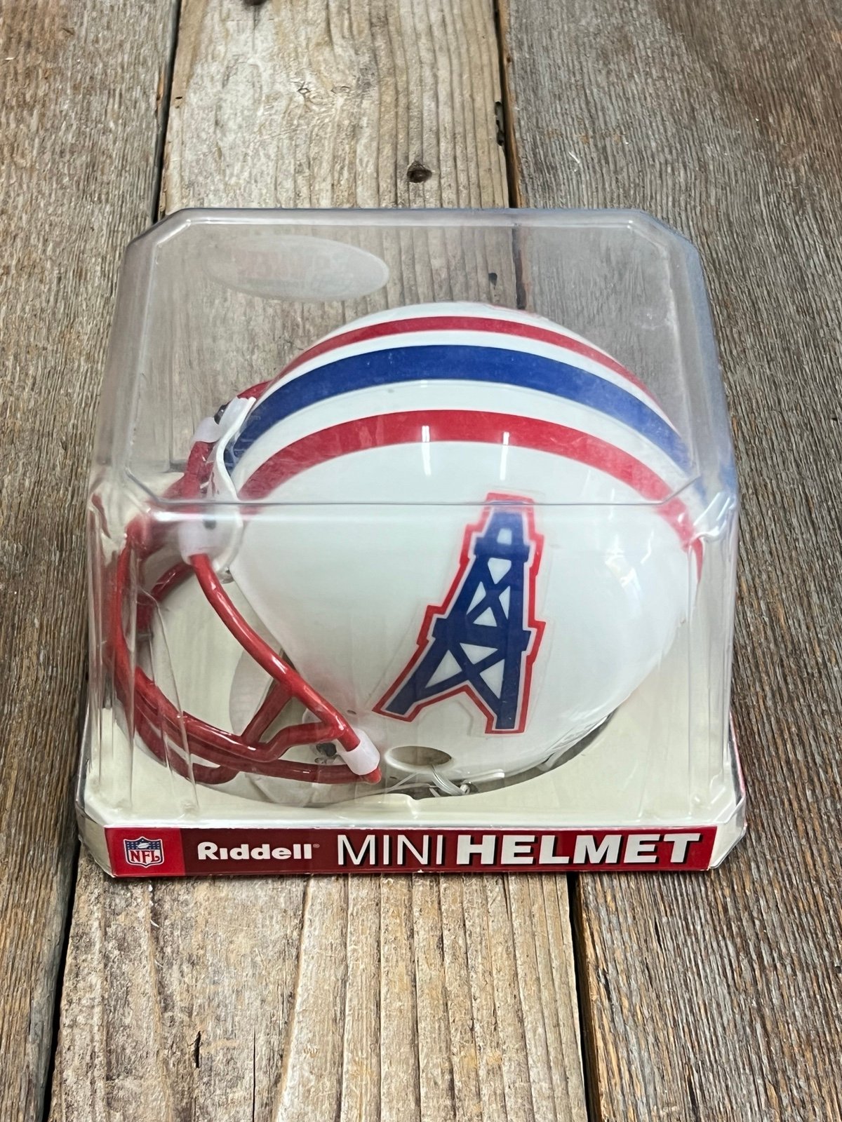 Warren Moon Signed Autographed Houston Oilers Mini helmet