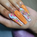 Spring 3d Butterfly Acrylic Press on Nails