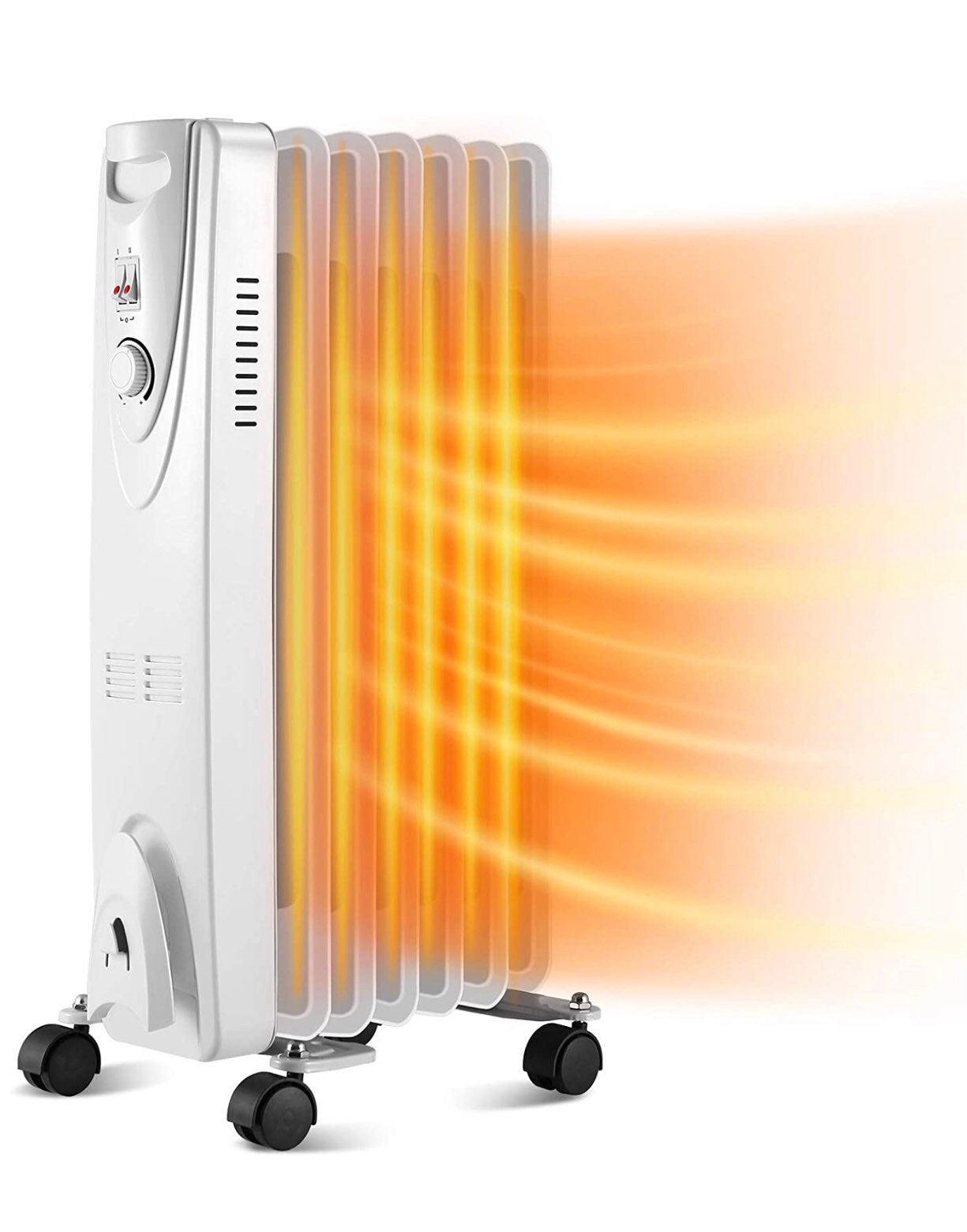 1500W Oil Filled Radiator Heater