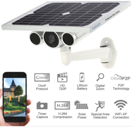 Solar Powered Security Camera