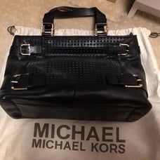 Michael Kors Black Satchel Bag