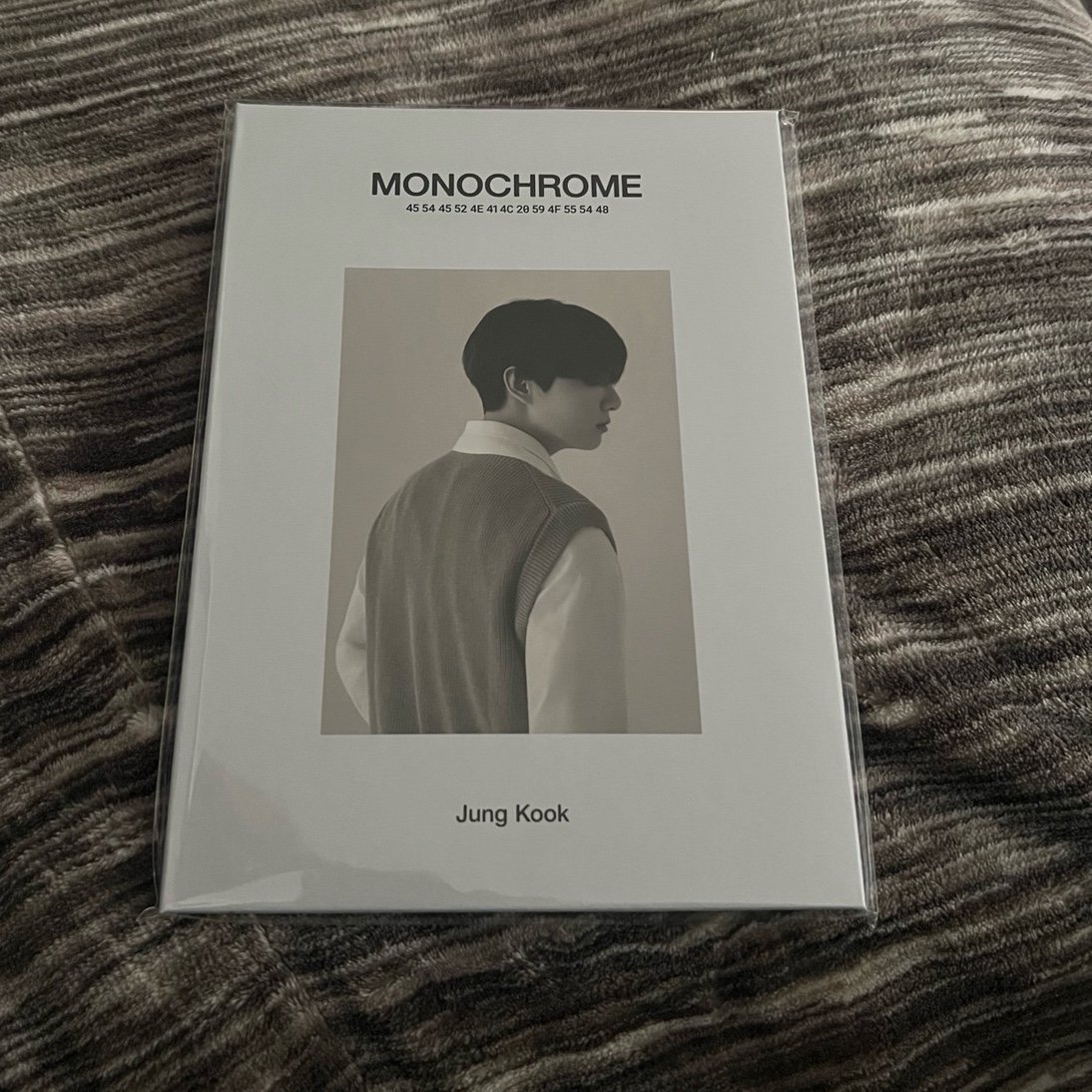 BTS Monochrome Pop Up Postcard Photobook Jungkook