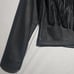 American Eagle faux leather fringe jacket women's size medium