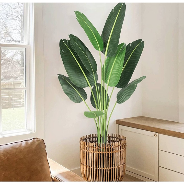 Potted Plant Tall Fake Artificial Palm Tree Or 4ft Palm Tree