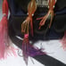 Lot of 5 Trolling Rigs (4 artificial squid 1 spoon) + Saltwtr Fishin Tackle Bag.
