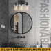 Bathroom Light Fixtures, 3-Light Bathroom Vanity Light, Matte Black Vanity Light