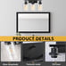Bathroom Light Fixtures, 3-Light Bathroom Vanity Light, Matte Black Vanity Light