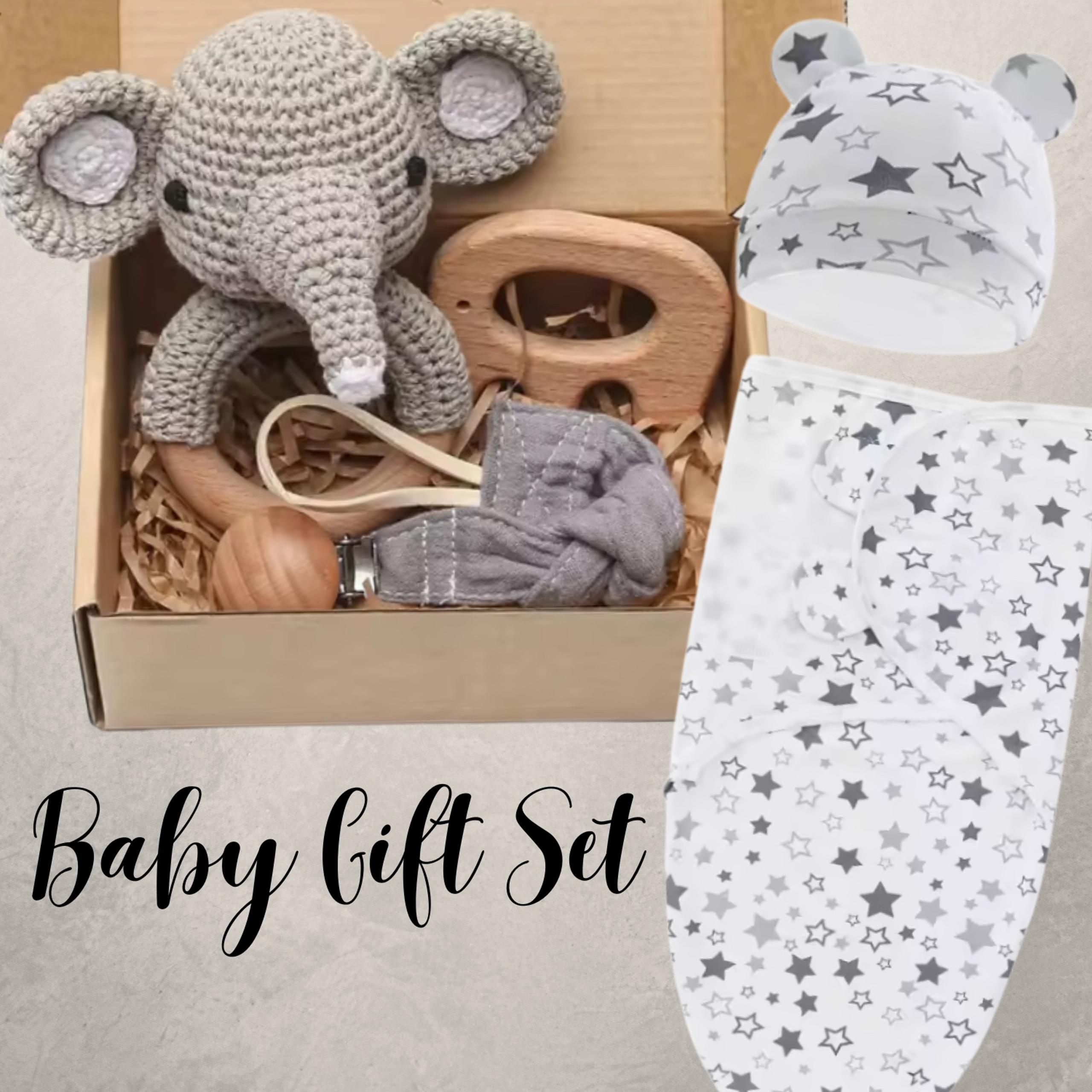 Baby 5pc Gift Set | Grey | New