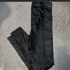 ZARA black pleather pants